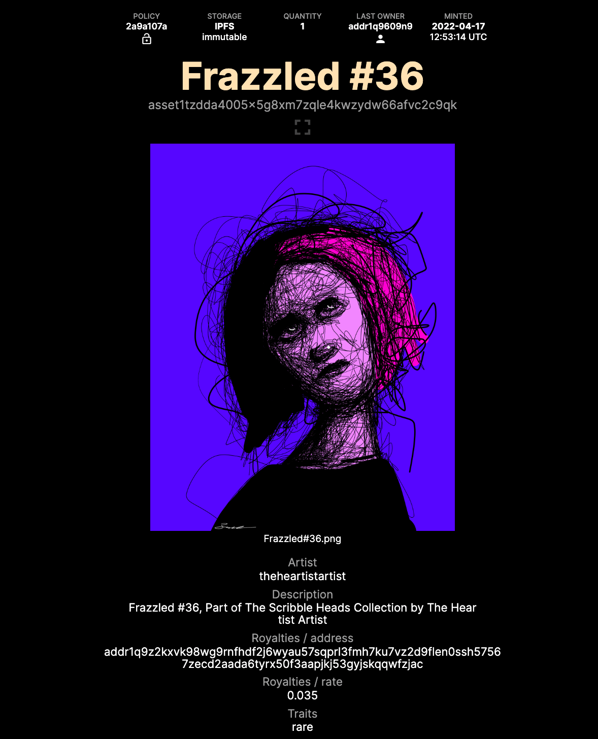 Frazzled NFT